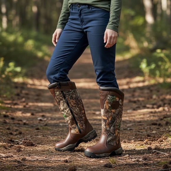 Magellan Outdoors Shoes - Magellan Rocky Camouflage and Brown Outdoor Boots